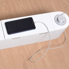 MDF Family Room Furnitures Pop Up USB Charging Sofa Smart Cabinet