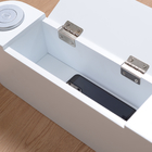 MDF Family Room Furnitures Pop Up USB Charging Sofa Smart Cabinet