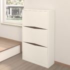 Assembly Required Mirrored Shoe Cabinet 1 X Shoe Storage for Home