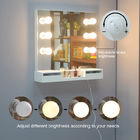 Wall Mounted USB Interface 4mm Mirror Wood Makeup Dressing Tables