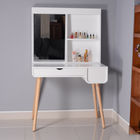 Floor Standing Space Saving 57.87 inch Makeup Dressing Tables