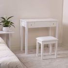 Shipping from U.S. warehouse-NC Painting E1 MDF Board Venetian Mirror Makeup Dressing Tables