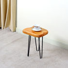 Apartment European Log Color Triangle support Solid Wood Coffee Tables