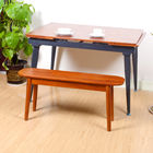 KD Package 100cm Width Mahogany Coffee Tables Retro Round