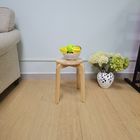 44cm Height Round Rubber Wood Practical Stool Stackable