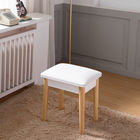 41cm Width Household Noble Makeup Stool Dining Table Stool Solid Wood Leg