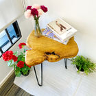 52.5cm Height FEDEX Triangle Iron Wood Coffee Table Chinese Fir Board