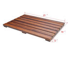 OEM Sustainable Non Slip Wooden Mat Retro 3cm Length OT 53353