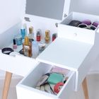 Perfect Quality Dressing Table Design With Removable Drawer In Solid Wood