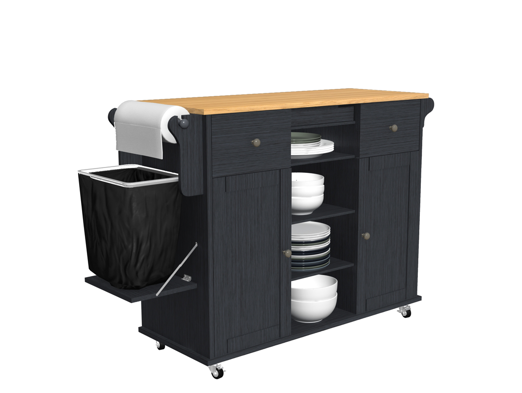 Food Preparation Small Kitchen Island With Storage For Cooking OEM