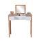 Modern Flip Solid Wood Product Mirror 80 Cm High Makeup Dressing Table