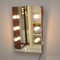 6pcs LED Bulb Impact Head Adapter 5mm Solid Wood Illuminated Wall Mirror
