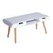White Two Drawers NC Painting Solid Wood Coffee Tables