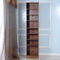 Multi Layer 20 pairs Brown Removable Mirrored Shoe Cabinet