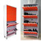 KD Packaging 23KG Red Wooden 4 drawers Mirrored Shoe Cabinet