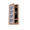 MDF Panel OEM Wall Mounted Wooden Jewelry Cabinet 30cm Length