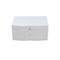 White Wooden Noble Mirror Cabinet Jewelry Box NC Painting Width 19cm