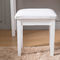 MDF Straight Solid Wood Stool Height 40cm With PU Leather