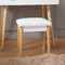 41cm Width Household Noble Makeup Stool Dining Table Stool Solid Wood Leg