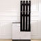 Convertible Height 187cm Multifunctional Shoe Rack Width 32cm With Drawers
