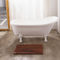 1.18in IWS53380 Teak Wood Bath Mat E1 MDF Bathroom Non Slip Mat