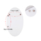 Durable Wall Mounted Makeup Mirrors Oval Frameless Bathroom Mirror